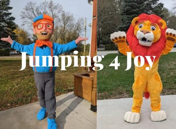 Jumping 4 Joy Mascot rental