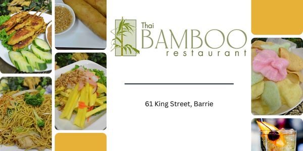 Thai Bamboo restaurant in Barrie.