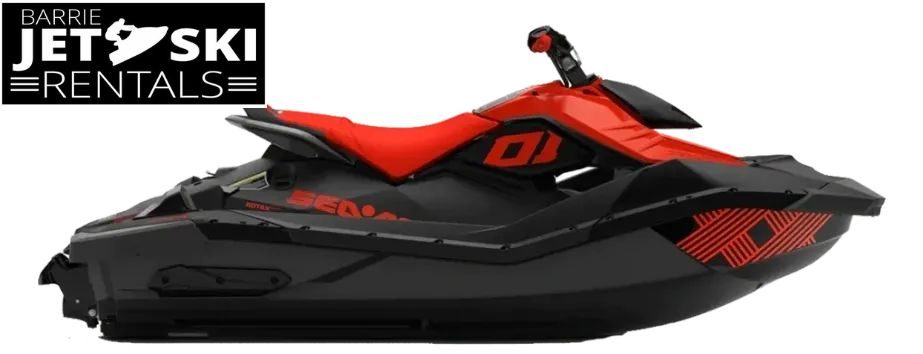 Barrie Jet Ski rentals, Seadoo Trixx 3 up