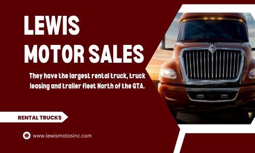 Lewis Motor Sales , Truck rental in Barrie.